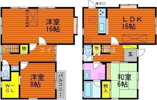 西富井　長沼邸の物件間取画像